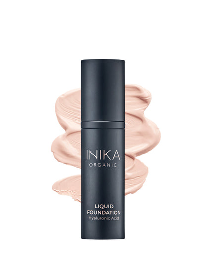 INIKA Organic Liquid Foundation Tan 100% Natural liquid mineral foundation with a buildable dewy finish.