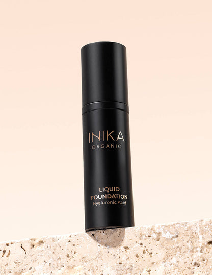 INIKA Organic Liquid Foundation Tan 100% Natural liquid mineral foundation with a buildable dewy finish.