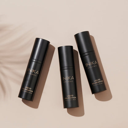 INIKA Organic Liquid Foundation Tan 100% Natural liquid mineral foundation with a buildable dewy finish.