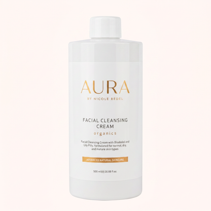 Aura by Nicole Redel Facial Cleansing Cream Normal/Dry/Mature 500ml with a pump