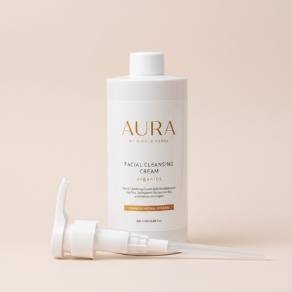 Aura by Nicole Redel Facial Cleansing Cream Normal/Dry/Mature 500ml with a pump