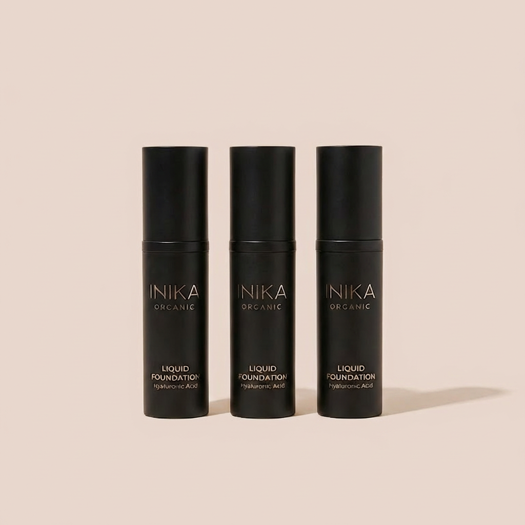 INIKA Organic Liquid Foundation Cream 100% Natural liquid mineral foundation with a buildable dewy finish.