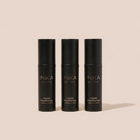 INIKA Organic Liquid Foundation Cream 100% Natural liquid mineral foundation with a buildable dewy finish.